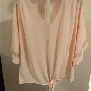 NWT Maurices Peach Blouse
